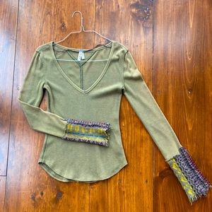 Free People Olive Thermal
